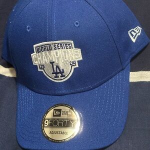 Mens New Era L.A. Dodgers 2024 World Series Champions 9Forty Adjustable Hat